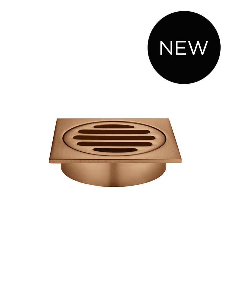 Square Floor Grate Shower Drain 80mm outlet