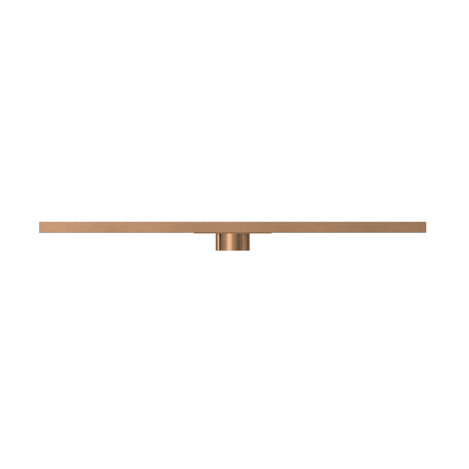 Shower Channel Waste With Tile Insert 900mm - Lustre Bronze