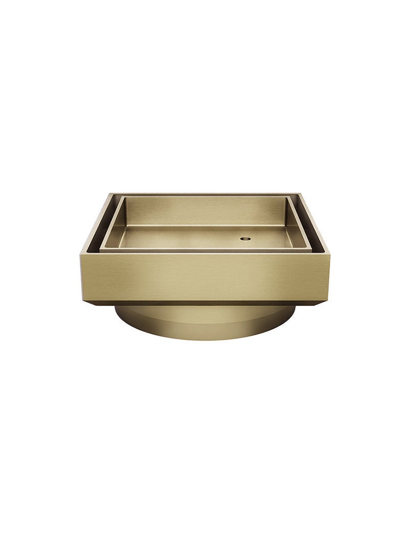 Shower Waste with Tile Insert - PVD Tiger Bronze