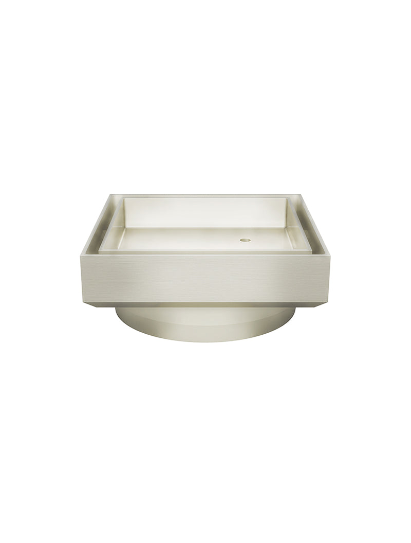 Shower Waste with Tile Insert - PVD Brushed Nickel