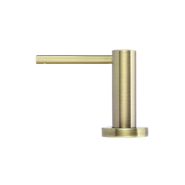 Round Soap Dispenser - PVD Tiger Bronze