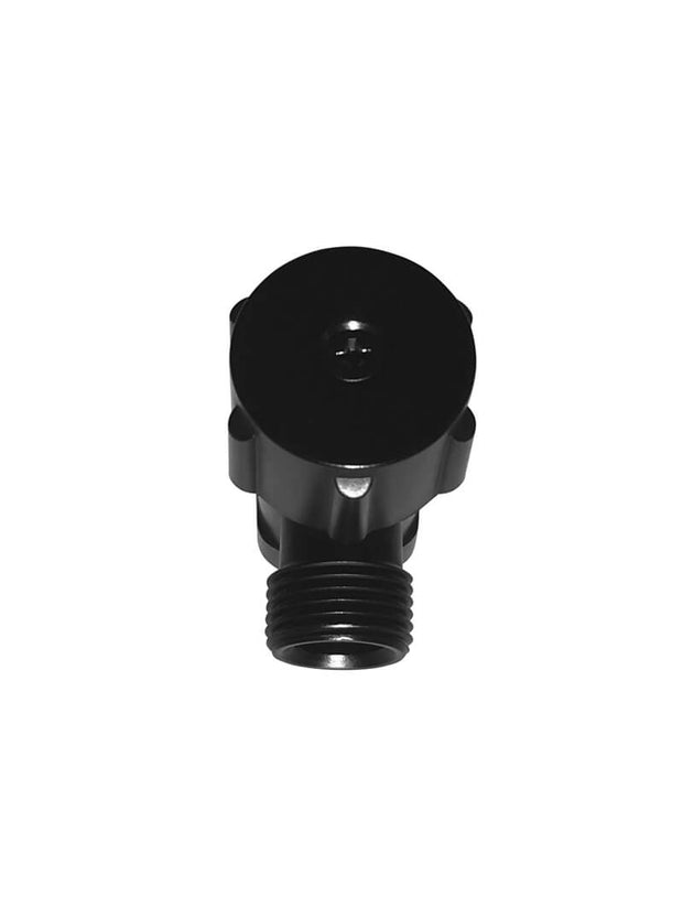 Meir Round Mini Stop Cistern Tap in Matte Black plumbing fitting