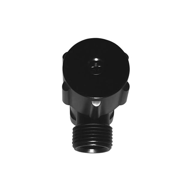 Round Mini Stop Cistern Tap - Matte Black