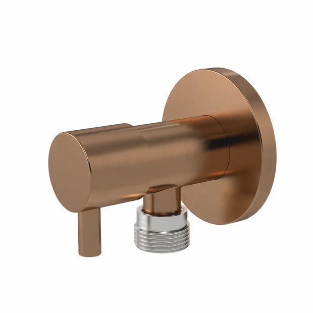 Mini Stop Cistern Tap - Lustre Bronze