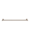 Round Double Towel Rail 900mm - Champagne