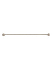 Round Double Towel Rail 900mm - Champagne