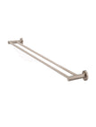 Round Double Towel Rail 900mm - Champagne