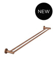 Round Double Towel Rail 900mm