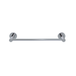 Round Single Towel Rail 300mm - Polished Chrome