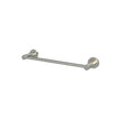 Round Single Towel Rail 300mm - PVD Brushed Nickel