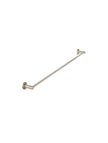 Round Single Towel Rail 600mm - Champagne