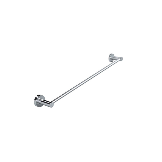 Round Single Towel Rail 600mm