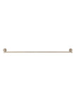 Round Single Towel Rail - Champagne