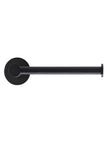 Round Toilet Roll Holder - Matte Black