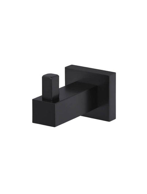 Meir Square Robe Hook in Matte Black