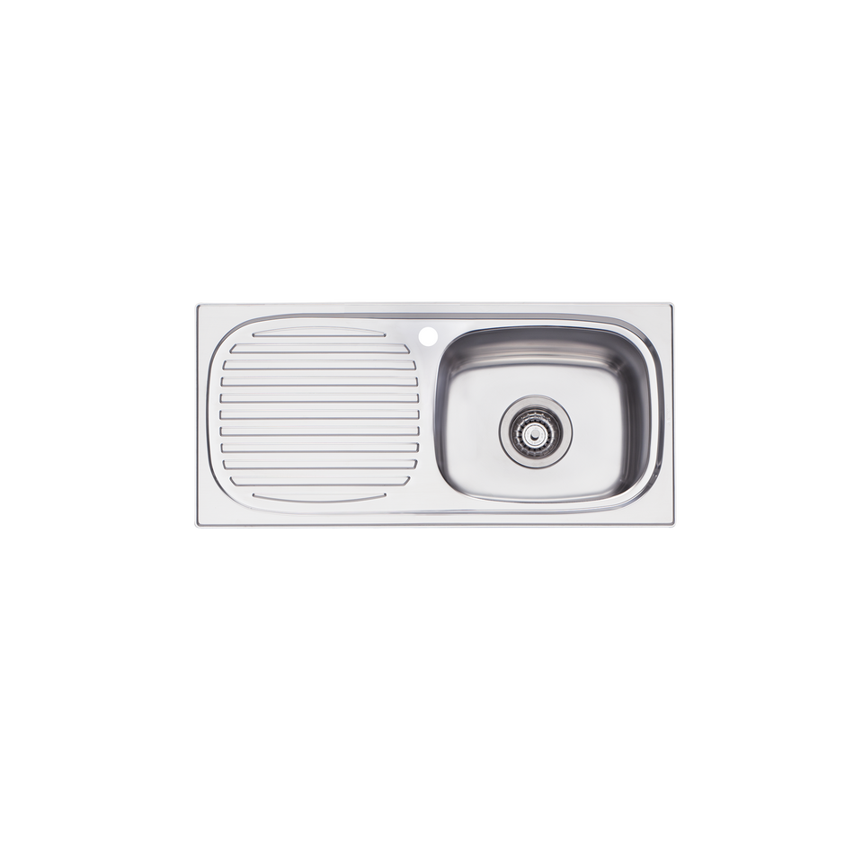 Martini Single Bowl Sink With Drainer
