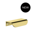 Öppen Edge-Pull 75mm Cabinet Handle (Brushed)