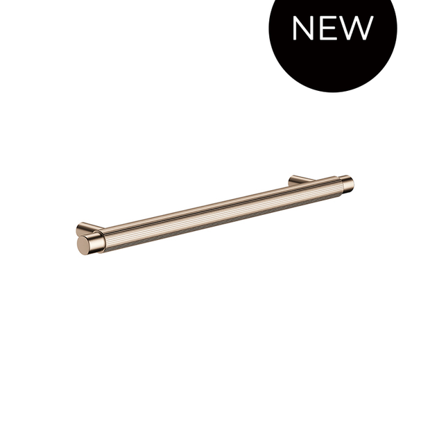 Öppen Round Pull 200mm Cabinet Handle (Linear Knurled)