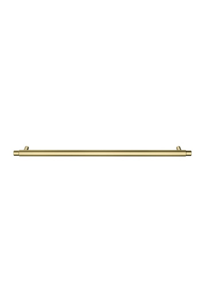 Öppen Round Pull 328mm Cabinet Handle (Linear Knurled) - PVD Tiger Bronze