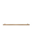 Öppen Round Pull 328mm Cabinet Handle (Linear Knurled) - Lustre Bronze