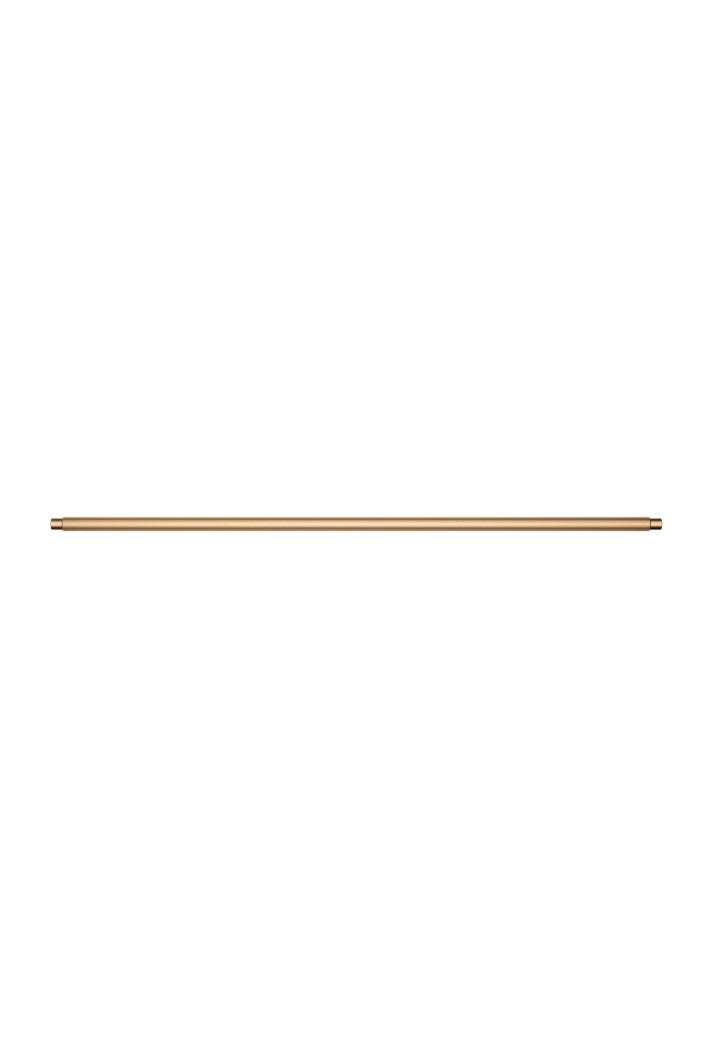 Öppen Round Pull 520mm Cabinet Handle (Linear Knurled) - Lustre Bronze