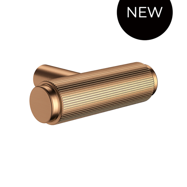 Öppen T-Pull Cabinet Handle (Linear Knurled)