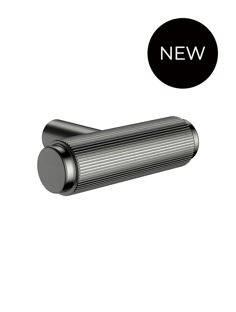 Öppen T-Pull Cabinet Handle (Linear Knurled)