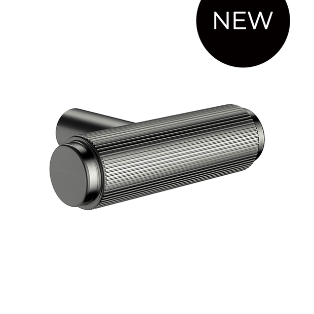 Öppen T-Pull Cabinet Handle (Linear Knurled)
