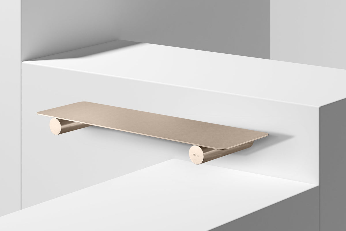 Curvaé Shower Shelf 400mm - Champagne
