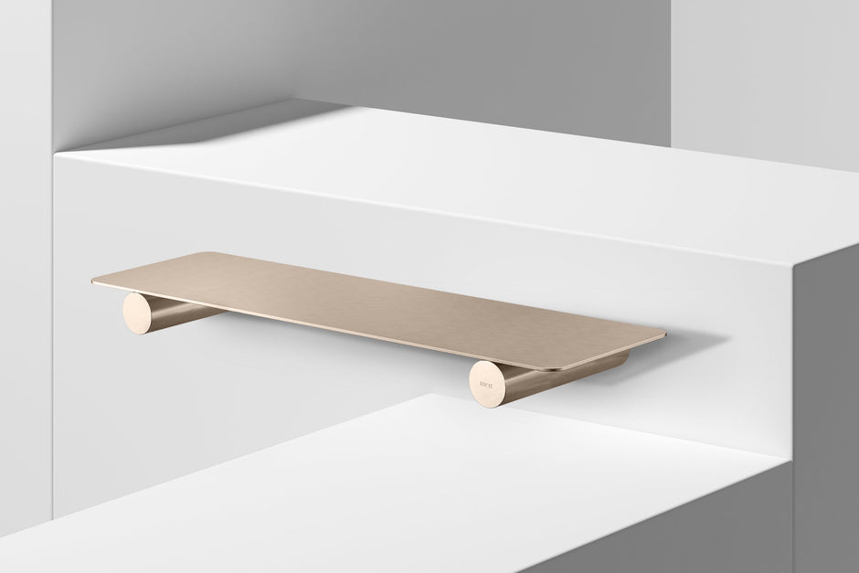 Curvaé Shower Shelf 400mm - Champagne