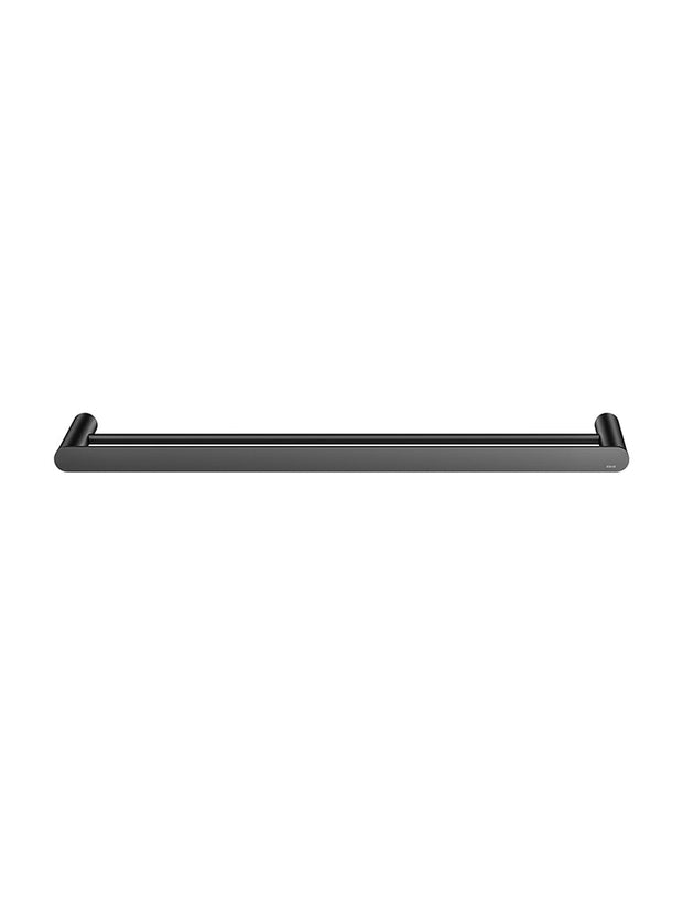 Meir Curva Double Towel Rail 600mm, Matte Black