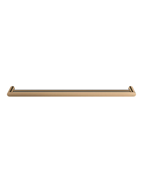 Meir Curva Double Towel Rail 800mm, PVD Lustre Bronze