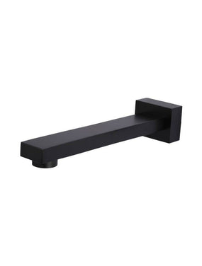 Square Wall Spout in Matte Black