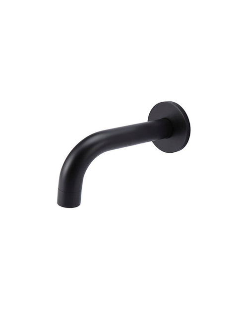 Meir Universal Round Curved Spout 130mm, Matte Black