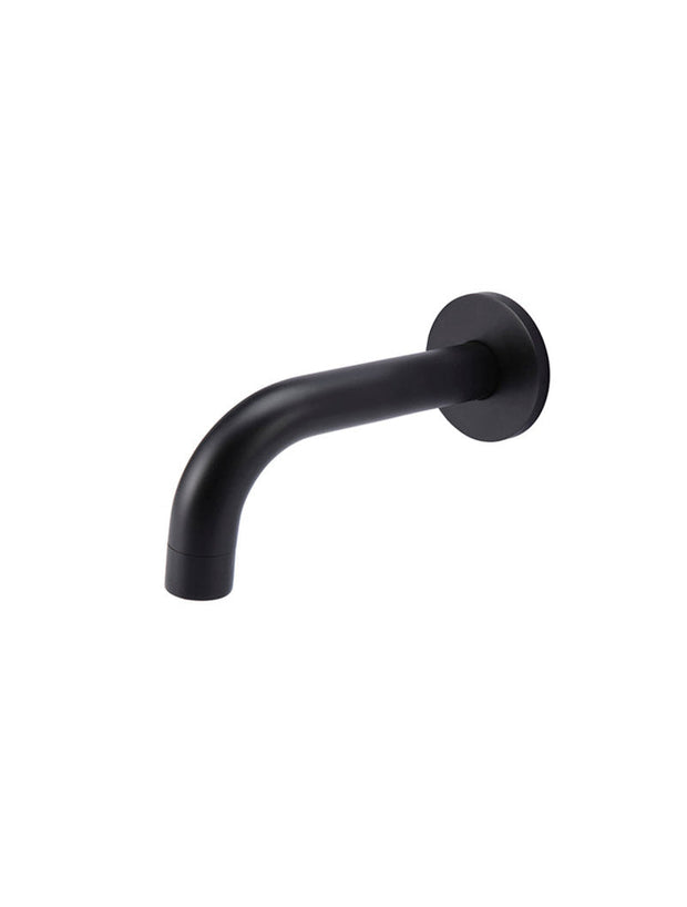 Meir Universal Round Curved Spout 130mm, Matte Black