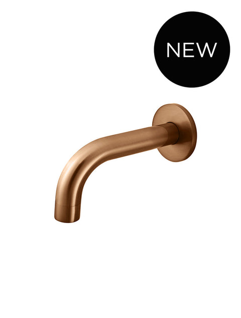 Meir Universal Round Curved Spout 130mm, PVD Lustre Bronze
