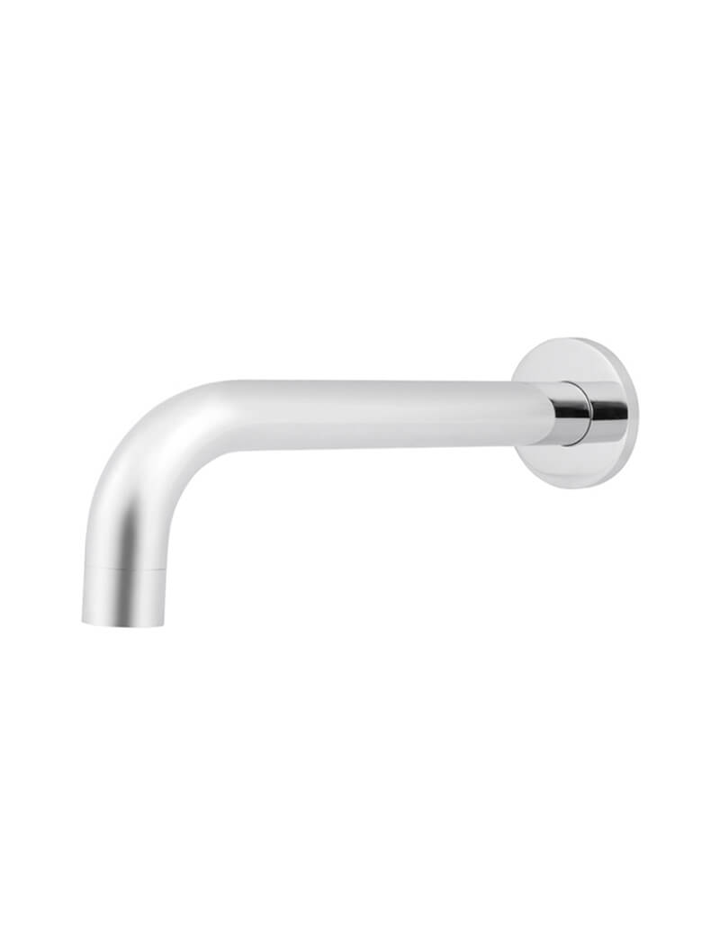 Universal Round Curved Spout - Polished Chrome