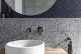 Round Wall Mixer Paddle Handle Trim Kit (In-wall Body Not Included) - Shadow Gunmetal