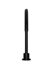 Round Gooseneck High-Rise Swivel Hob Spout - Matte Black