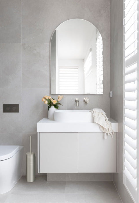 Meir Round Toilet Brush and Holder bathroom accessory