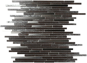 Metalgres Antique Silver Bullets Porcelain Mosaic tile