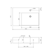 Munich Wall Hung Basin With Shelf view 2