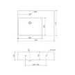 Munich Wall Hung Basin With Shelf view 2