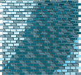 Artmirror Aqua Mirror Mosaic 300x300mm (chip 10x20mm) tile
