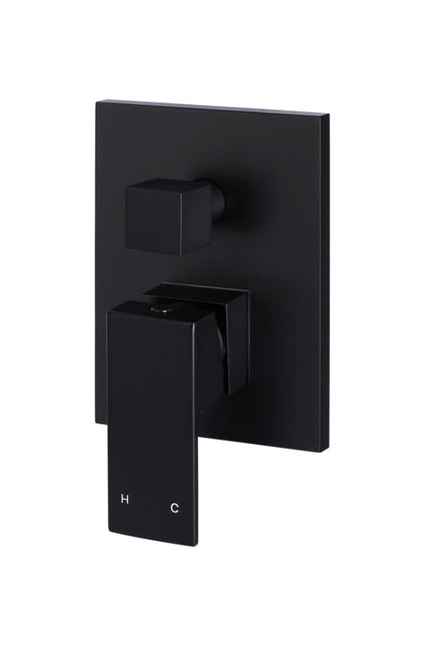 Meir Square Diverter Mixer in Matte Black