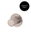 Round Wall Mixer Pinless Handle Trim Kit (In-wall Body Not Included)