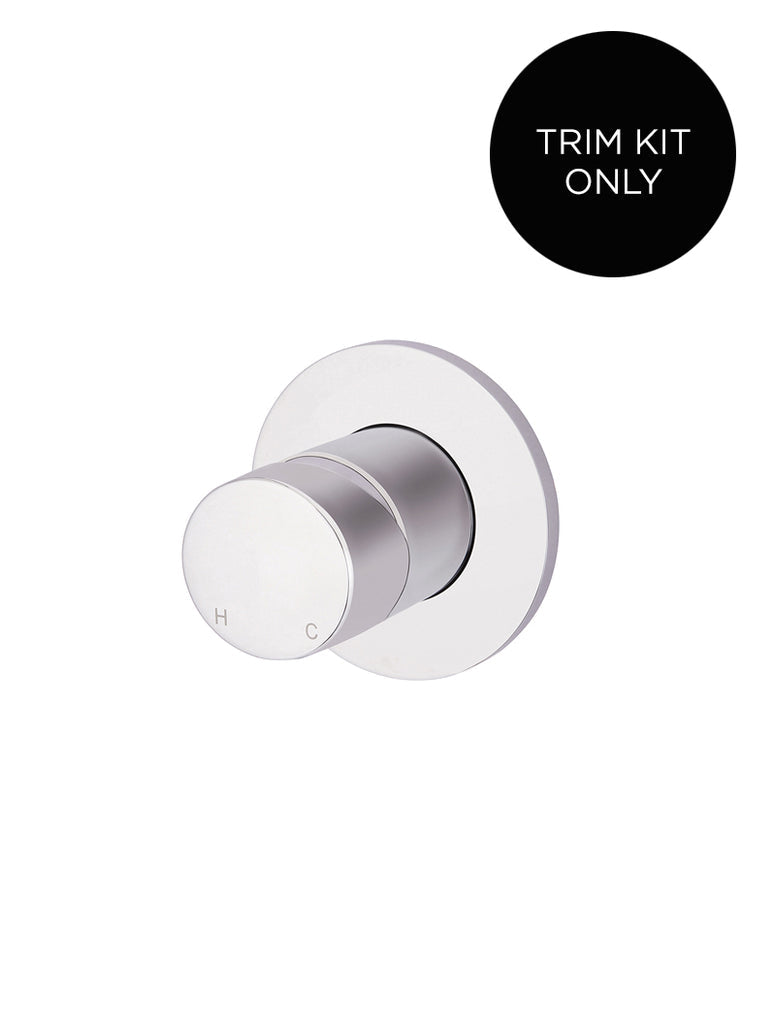 Round Wall Mixer Pinless Handle Trim Kit (In-wall Body Not Included)