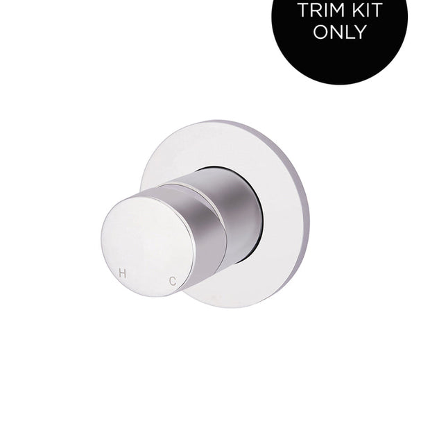 Round Wall Mixer Pinless Handle Trim Kit (In-wall Body Not Included)