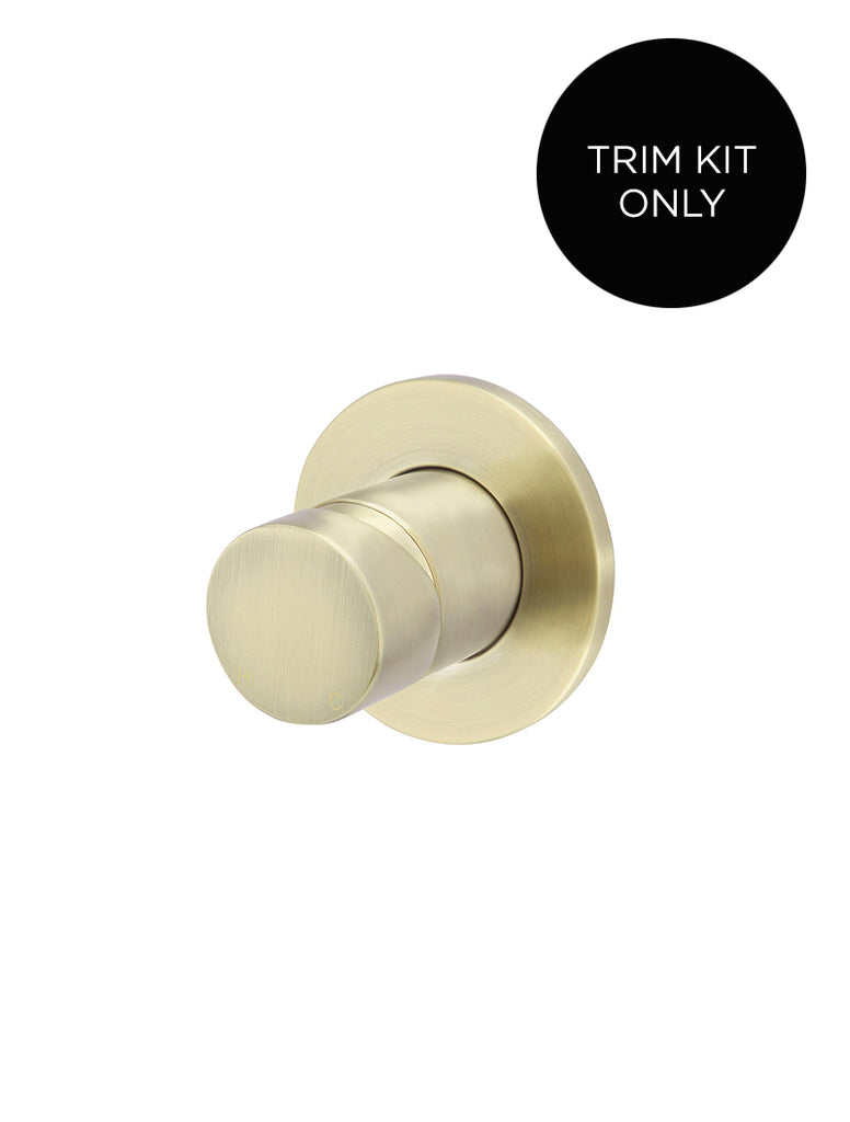 Round Wall Mixer Pinless Handle Trim Kit (In-wall Body Not Included)