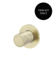Round Wall Mixer Pinless Handle Trim Kit (In-wall Body Not Included)